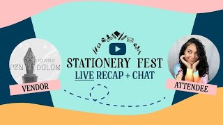 Yoseka Stationery Fest Recap amp Chat  LIVE [upl. by Nappy]