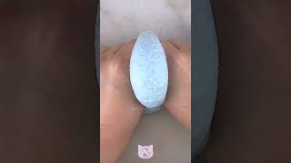 Sizzly Slime ASMR 🌧 inflated fluffy icee slime from blushingbbslimes [upl. by Latoyia581]