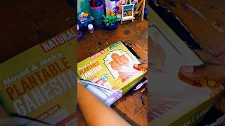 Mould and make plantable Ganesha kit unboxing unboxing video  shorts youtubeshorts unboxing [upl. by Entruoc658]