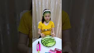 A musthave for girls who love beauty This cucumber mask peeler can shave cucumbers to replenis [upl. by Nnylear539]