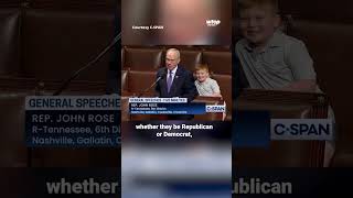 Congressman’s son steals show on House floor hamming it up for cameras [upl. by Dunham]