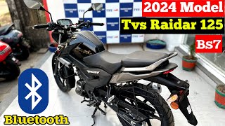 2024 Model Tvs Raider 125 Smart X Connect Review  Price  Mileage  Feature  Tvs Raider 125 [upl. by Maura357]