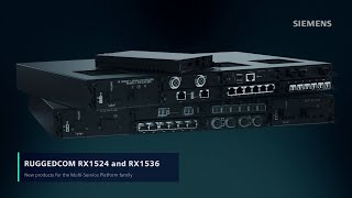 RUGGEDCOM RX1524 and RX1536  Rugged Ethernet switches and routers for substations [upl. by Quinby]