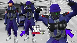 GTA 5 Tryhard Outfit Tutorial IIIOIII Extreme Strike Vest [upl. by Eimareg]