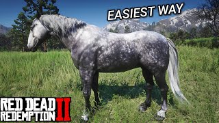 RDR2  Hungarian Halfbred Dapple Dark Grey  Red Dead Redemption 2  PS4 Slim [upl. by Trant644]