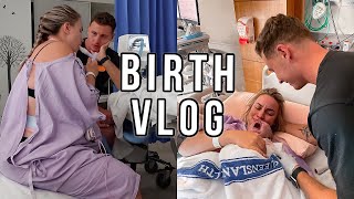 BIRTH VLOG  Positive Labour amp Delivery of Our First Baby [upl. by Fortune]