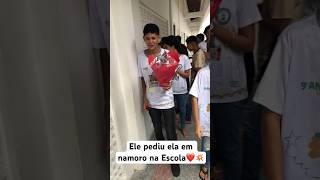 Pedido de namoro na escola No Dia dos Namorados ❤️💥 valentinesday escola pedidodenamoro [upl. by Yoshiko]