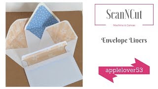 ScanNCut Envelope Liners [upl. by Yentruocal875]