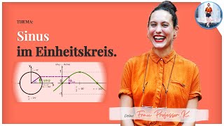 Sinus im Einheitskreis CRAZY Animation  ENDLICH checkst dus  EINFACH entspannt Mathe schaffen [upl. by Swiercz]