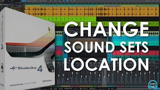 Studio One 4  Change Sound Sets Location [upl. by Anahcar]