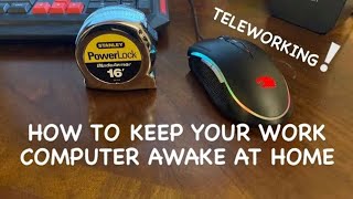 MOUSE JIGGLER HOW TO KEEP YOUR COMPUTER AWAKE [upl. by Mettah]