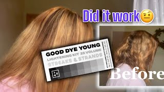 GOOD DYE YOUNG HIGHLIGHT LIGHTENING KIT [upl. by Aihsined]