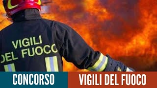 Concorso vigili del fuoco come e cosa studiare per superarlo [upl. by Ori]