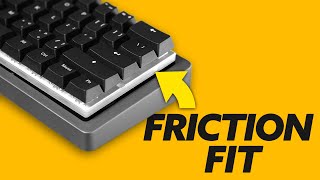 How to Install the Friction Fit pad in your Wooting 60HE Optimum Case [upl. by Nabe]