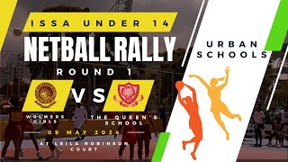 ISSA Under 14 Netball Rally  Wolmers Girls vs The Queens School [upl. by Aicilram917]