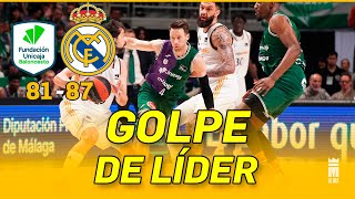 🏀🟢 GOLPE a la LIGA ENDESA  TRIUNFO de LÍDER  UNICAJA 81 REAL MADRID 87 [upl. by Ialohcin]