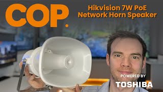 Hikvision 7W PoE Network Horn Speaker [upl. by Modeerf]