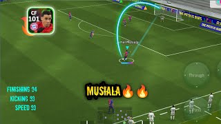 Goal Poacher 101 JMusiala Is Fire🔥🔥 new potw efootball 2025 mobile [upl. by Novit]