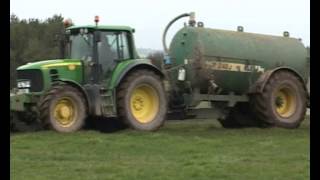 McCormick MTX150 and John Deere 6930 at slurry [upl. by Llekcor464]