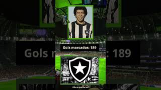 OS 10 MAIORES ARTILHEIROS DA HISTÓRIA DO BOTAFOGO campeão futebol botafogo garrincha gols [upl. by Allina]