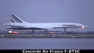 AIR FRANCE Concorde FBTSC take off from Nice Côte dazur France [upl. by Violet667]