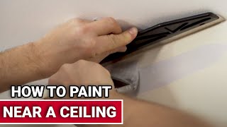 How To Paint Near A Ceiling  Ace Hardware [upl. by Ylehsa]