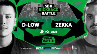 DLOW vs ZEKKA  Final  SBX KICKBACK BATTLE 2021 [upl. by Jaimie686]