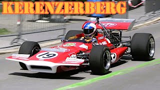 Ingenuine 70s F1 Racer Competes on the Hill 1970 March 701  Hillclimb Kerenzerberg [upl. by Ynnavoig463]