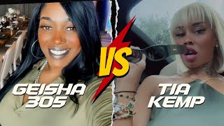 Geisha305 is at it again roasting Tia Kemp This time Geisha has receipts from Rick Ross [upl. by Gavrilla]