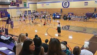 Graham Kapowsin  Sumner High School Volleyball  102324  Set 3 of 5 [upl. by Artcele]