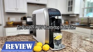 SimPure Y7P Countertop Reverse Osmosis System Review  Watch before ordering [upl. by Kcirted743]