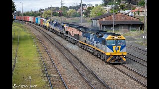 Saturday Freight and Passenger Train Action at Goulburn 11022 [upl. by Rosie]