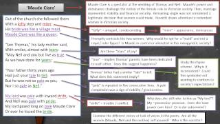 Christina Rossetti  Maude Clare  Annotation [upl. by Ulrick]