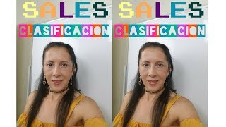 sales clasificación [upl. by Haibot]