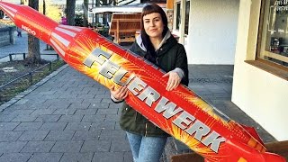 ÜBER 700 € SILVESTER EINKAUFSTOUR 2015 PYROEXTREM [upl. by Adym419]