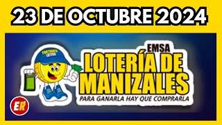 Resultado LOTERIA DE MANIZALES Miércoles 23 de octubre 2024 [upl. by Kaela]