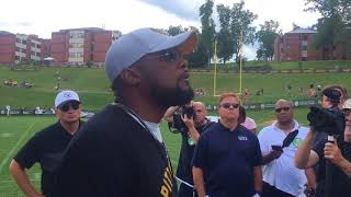 Mike Tomlin talks Ramon Foster injury [upl. by Rice]