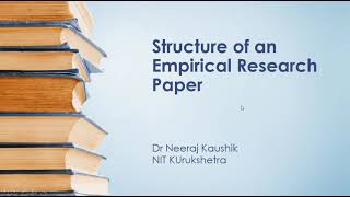 Structure of an Empirical Research Paper [upl. by Gussy]