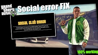 GTA V  Social Club Error 100 Fix  Social Club Failed To Load Due To Incomplete Installation [upl. by Hnirt]