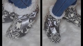 DIY Pantuflas DIY Slippers [upl. by Notnelc]