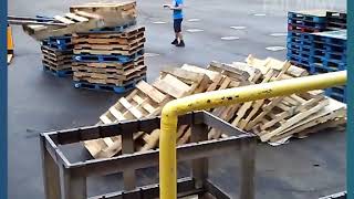 Forklift FAIL Compilation [upl. by Aleakam869]