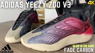 Adidas Yeezy 700 V3 Fade Carbon On Feet Review [upl. by Euginomod834]