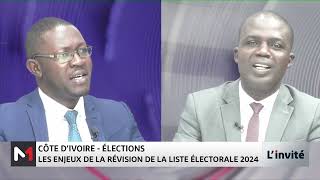 Côte d´Ivoire  Les enjeux de la révision de la liste électorale 2024 le point avec Arsène Konan [upl. by Olympias]