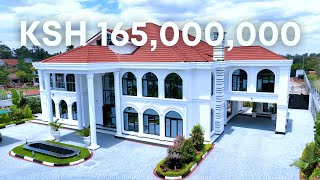 Inside Ksh165000000 7 Bedroom whitehouse mansion housetour in Karen maisonette realestate [upl. by Joycelin960]