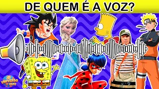 ADIVINHE O PERSONAGEM PELA VOZ 🔊 DESENHOS ANIMADOS FILMES E SÉRIES PARA TESTAR SUA MEMÓRIA AUDITIVA [upl. by Akenn]