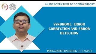 Syndrome Error Correction and Error Detection [upl. by Annawyt]