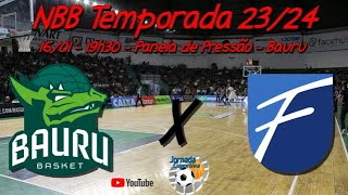 Ao Vivo  Bauru Basket x Unifacisa  NBB Temporada 2324 [upl. by Kylander]