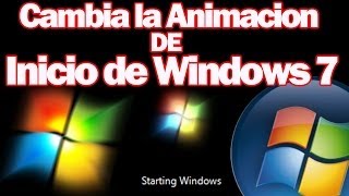 Como Cambiar la Animacion de Inicio de Sesion en Windows 7 Windows 7 Boot Updater SkinsHD [upl. by Columbus482]