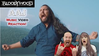 Bloodywood  Aaj Indian Folk Metal  British Couple Reacts [upl. by Welles]