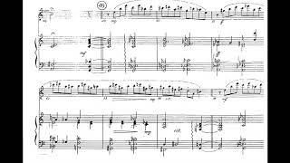 Phil Woods  Sonata For Alto Saxophone And Piano 196274 ScoreVideo [upl. by Leduar680]